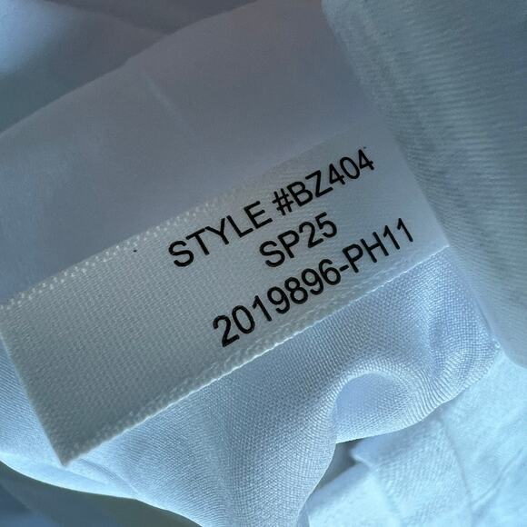 J Crew Carolina Flare Pant In Stretch Linen Blend Womens Size 00 White - Picture 12 of 13